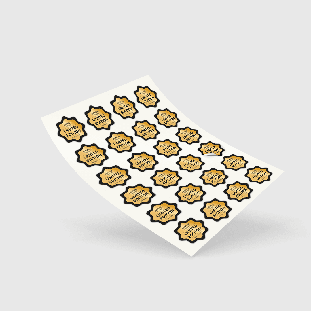 Stiker Gold Glossy